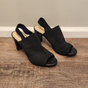 Life Stride Heeled Sandal Black Size 7